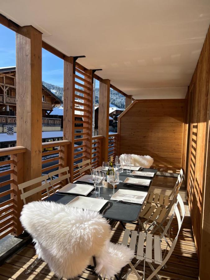 Appartement De Standing Plein Centre Station, 50M Des Pistes Les Gets Exteriér fotografie